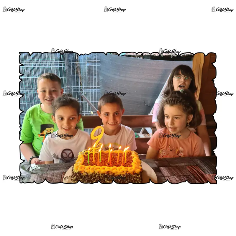 Magnet frigider, forma dreptunghi, personalizat b